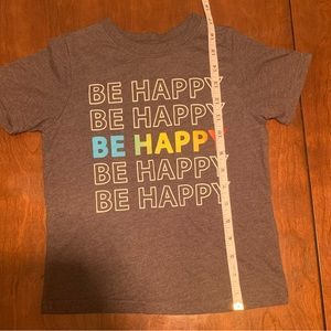 Garanimals Grey Toddler Boy Be Happy Shirt (Size: 5T/NP5)
